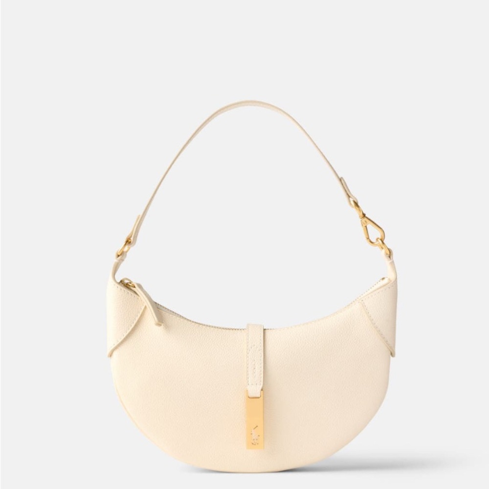 Ralph Lauren Polo ID Leather Bag Ivory/Cream